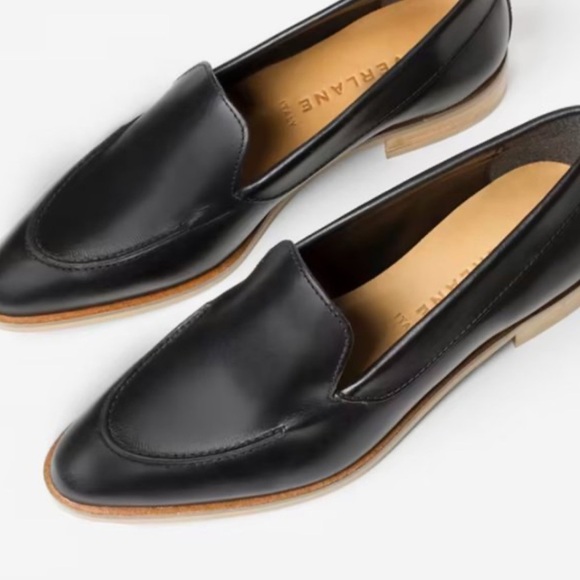 Everlane | Women’s black The Modern Loafer, pointed toe, stacked wood heel, 8.5 - Picture 15 of 16